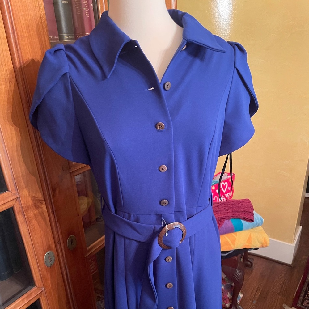 BLUE CALVIN KLEIN DRESS